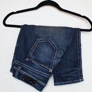 Buckle black, dark Wash Skinny jeans